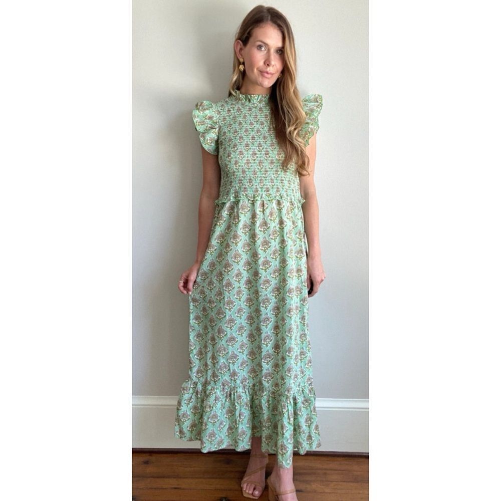 Anna Cate
Blakely Midi Dress in Mint Print Size XS